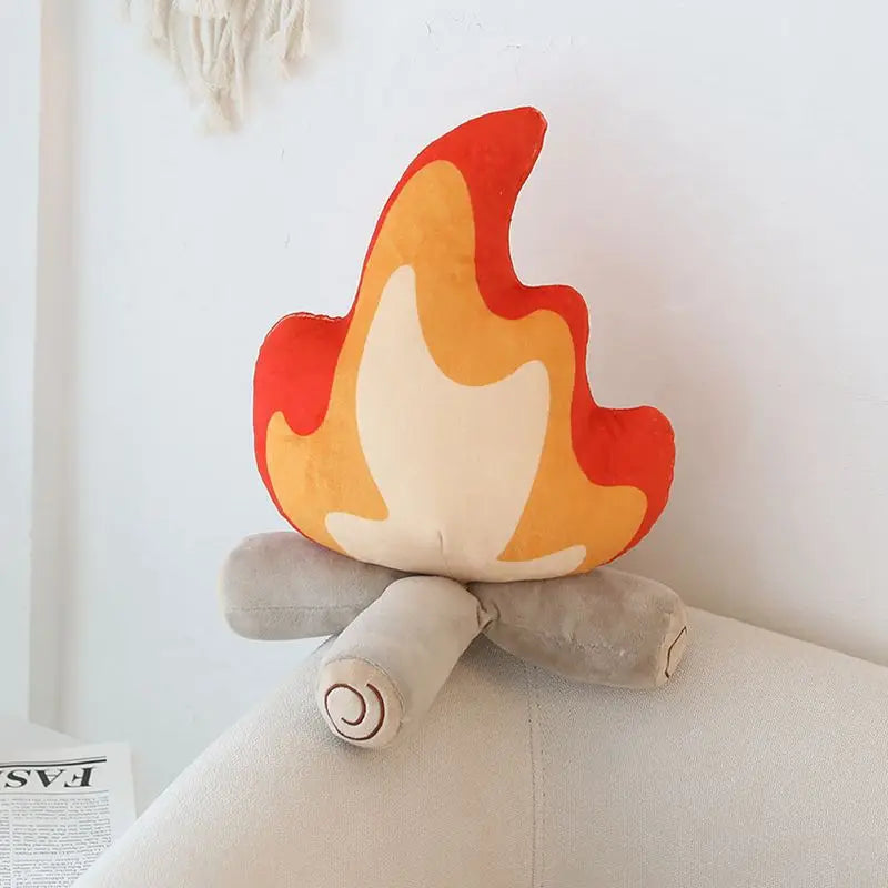 Cartoon Fire Pillow